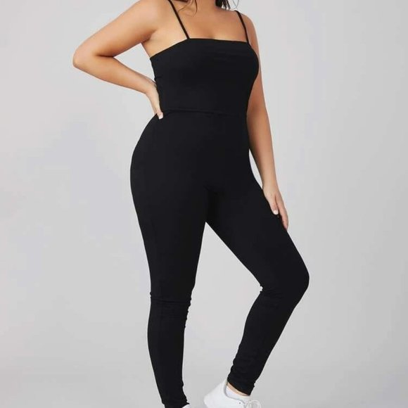 SHEIN Plus Size Women's Black Jumpsuit